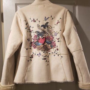 Unique, soft, funky cool tattoo look jacket